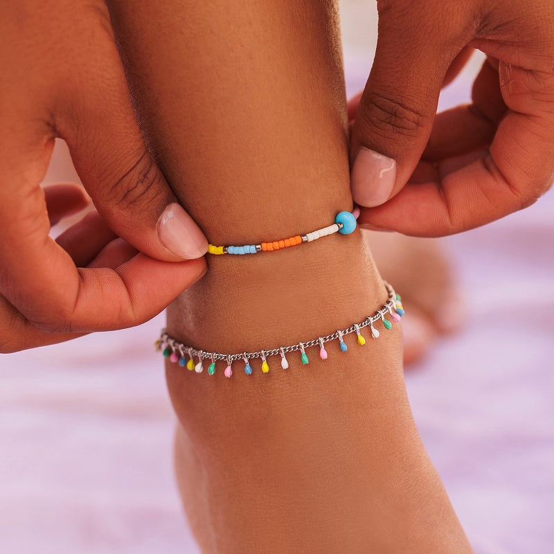 Pura Vida Wonderland Seed Bead Anklet