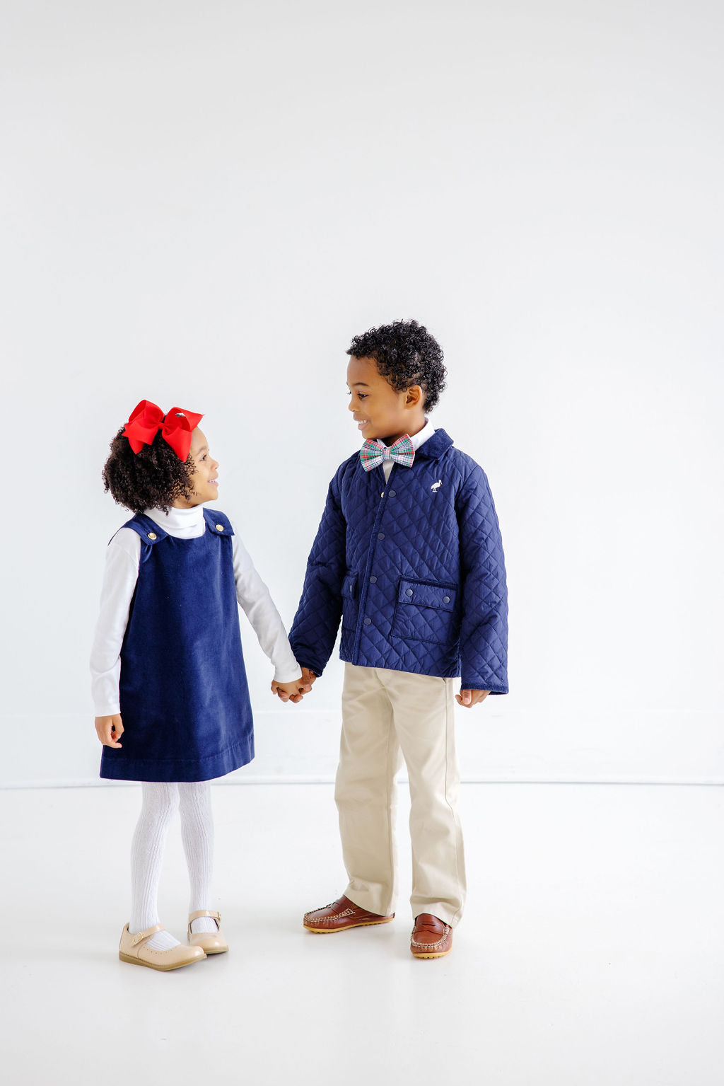 Caldwell Quilted Coat-Nantucket Navy/PalmP