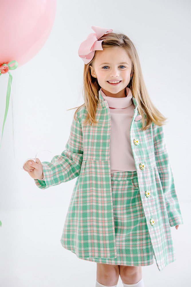 Tatum's Turtleneck Shirt - Palm Beach Pink