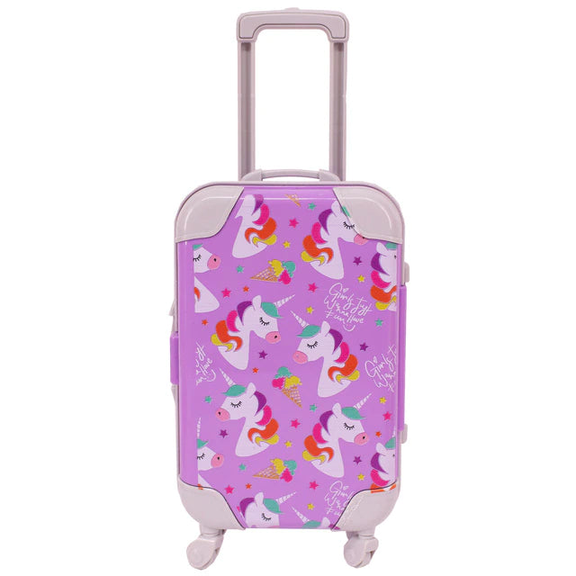 18" Purple Doll Suitcase