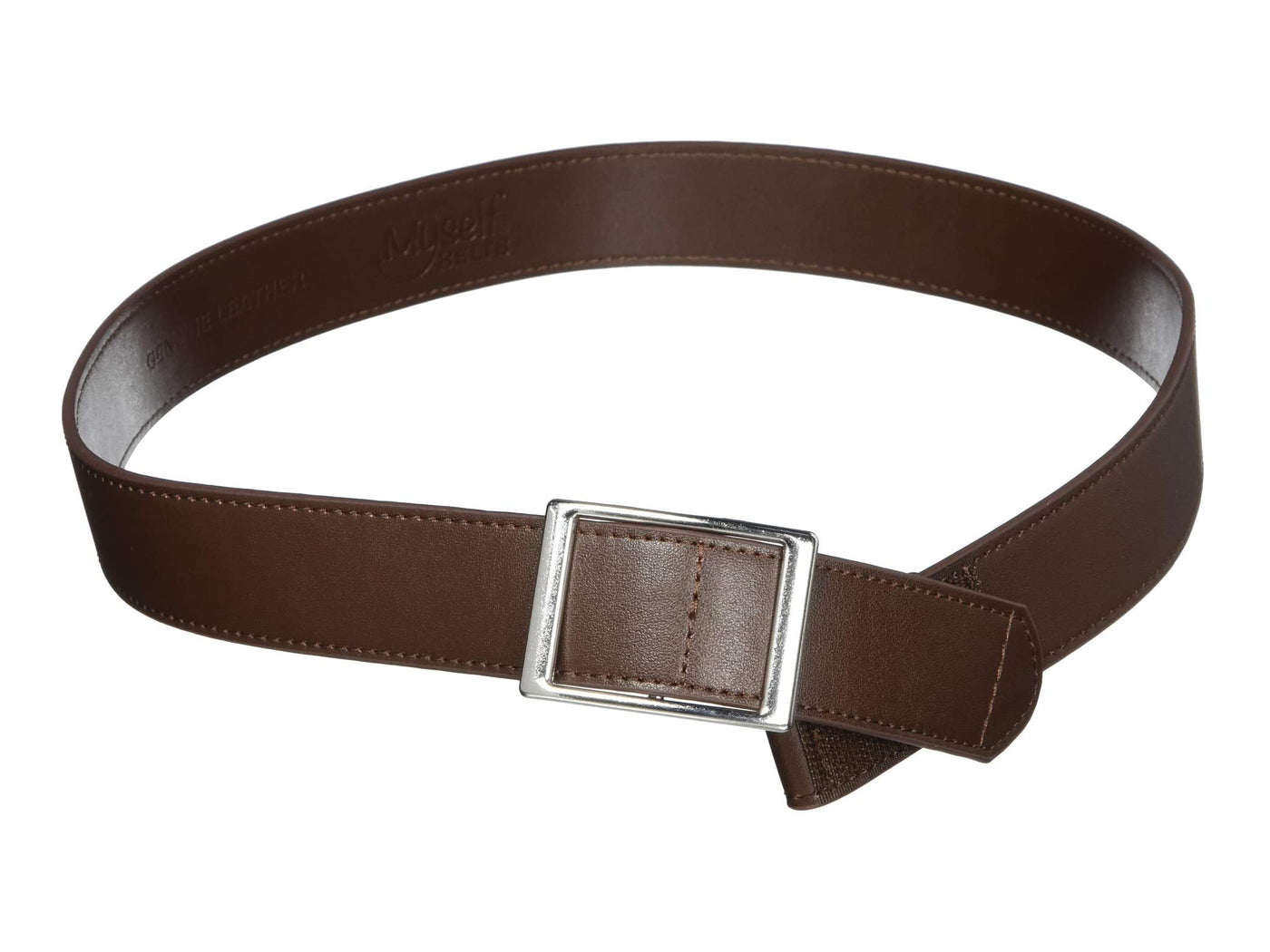 Brown Faux Leather w/ Buckle
