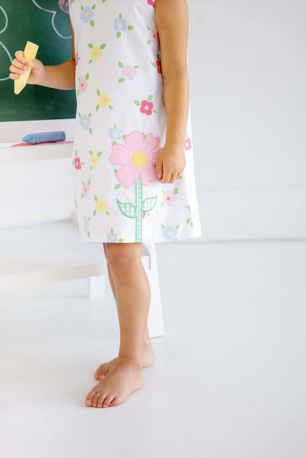 Annie Apron Dress - Flower