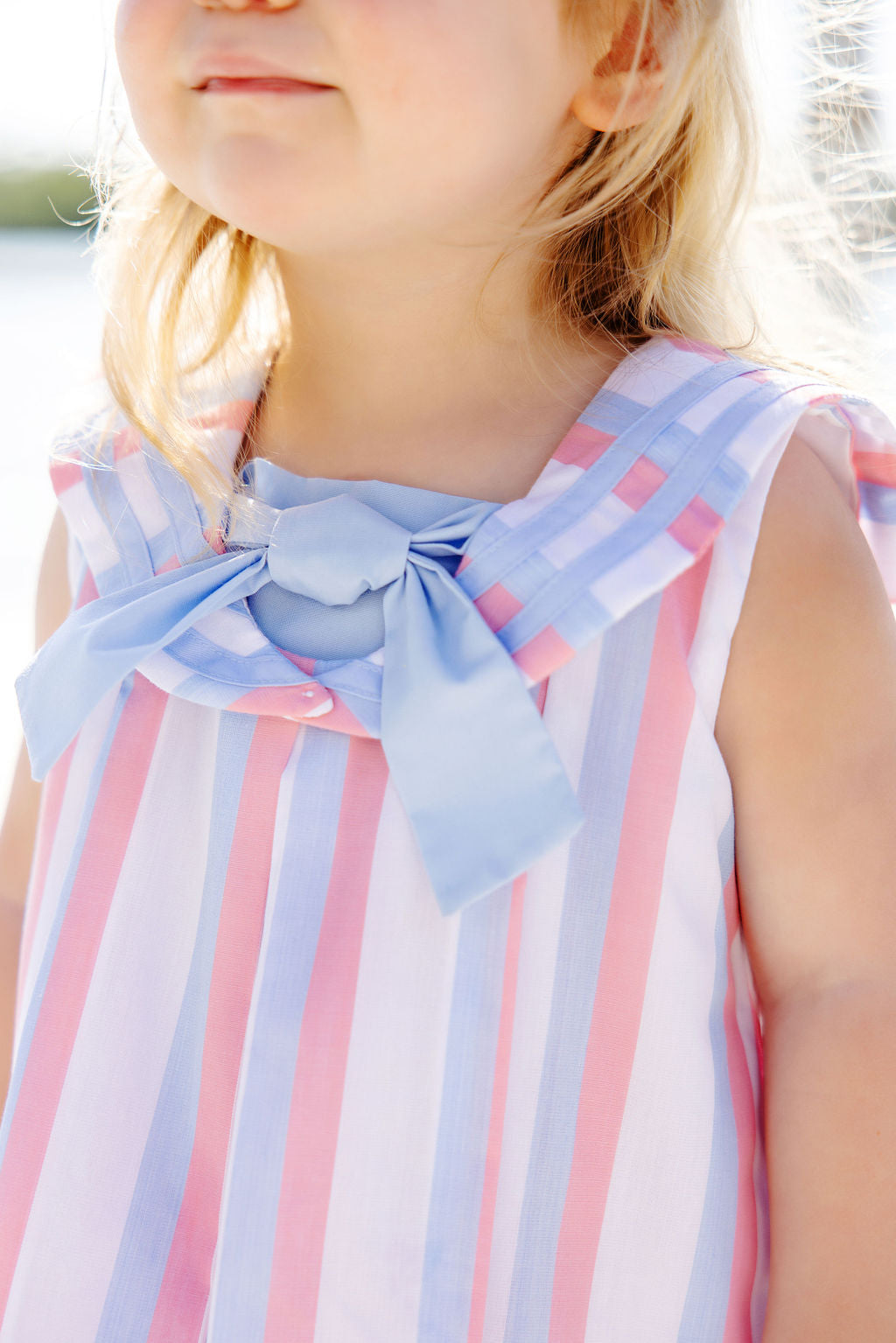 Cindy Sailor Dress - New River Nautical Stripe