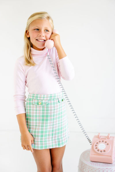 Tatum's Turtleneck Shirt - Palm Beach Pink