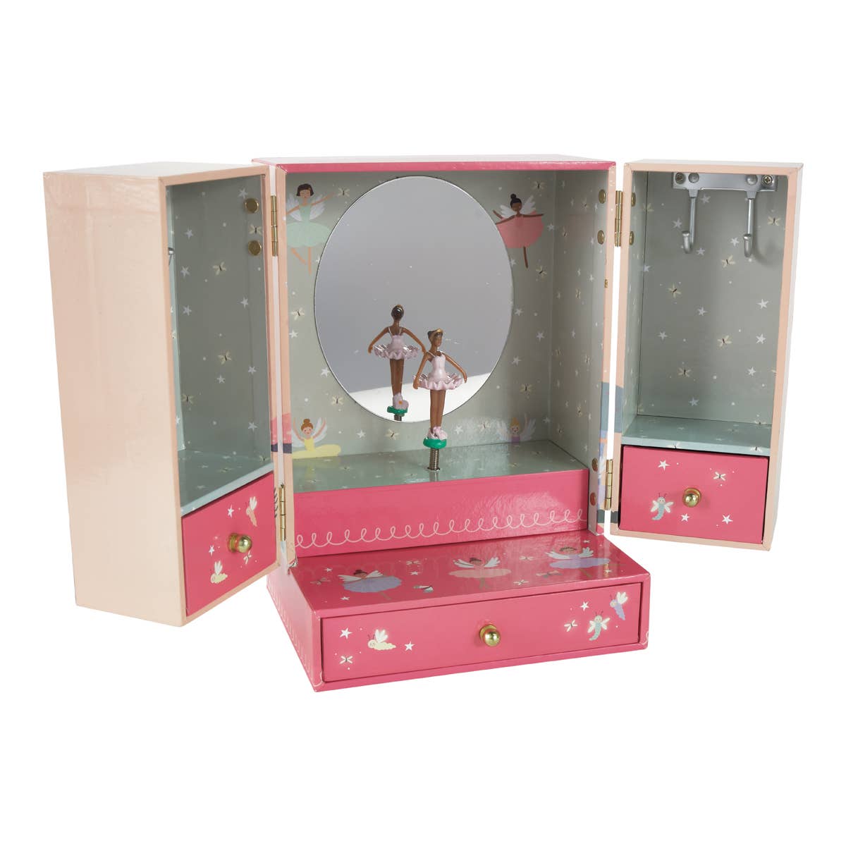 Musical Jewelry Box Wardrobe w/Drawer- Enchanted
