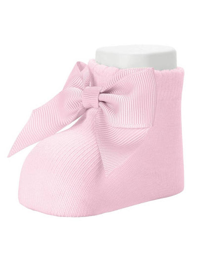 Newborn Organic Cotton Bow Sock - 2 Options