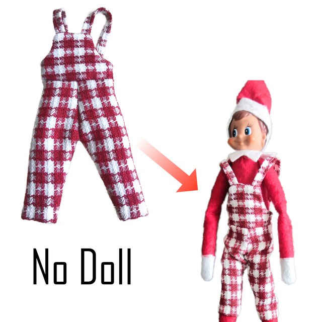 Elf Props - Plaid Overalls - 2 Colorways
