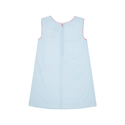 Anne Charlotte Shift Dress BuckBlue/HHP Flower