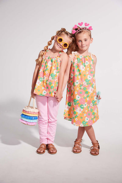 Sloop Dress - Retro Floral