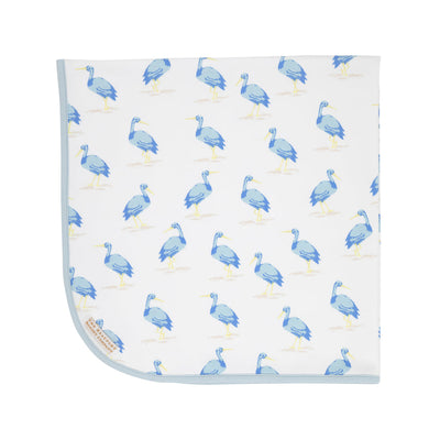 Baby Buggy Blanket - Seaside Stork