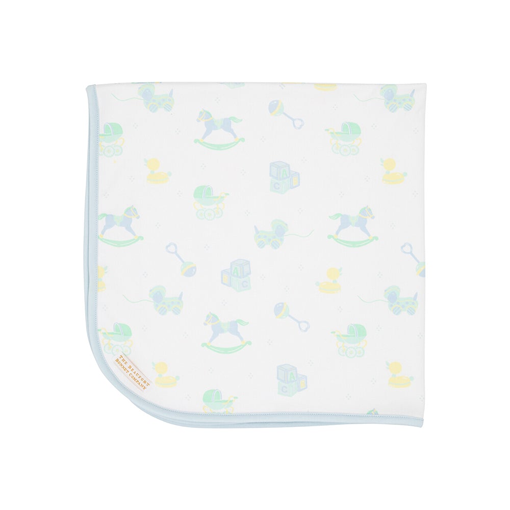 Baby Buggy Blanket-Something For Baby-Buckhead Blue