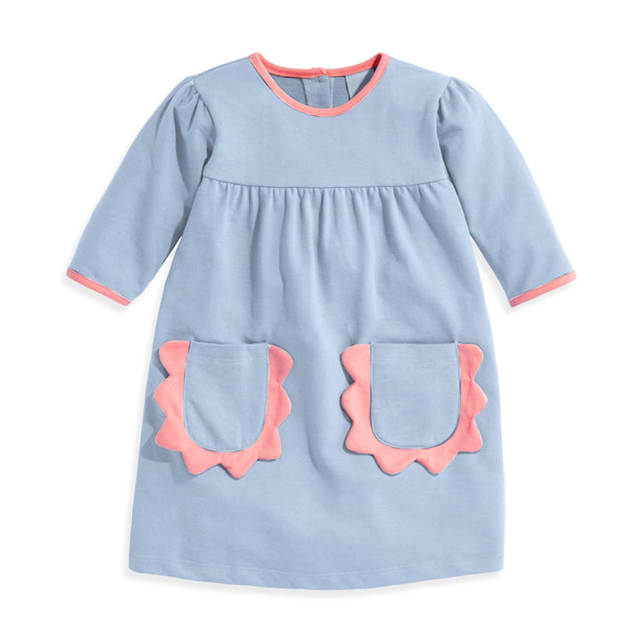 Sinclair Pima Dress Denim w/ Flamingo