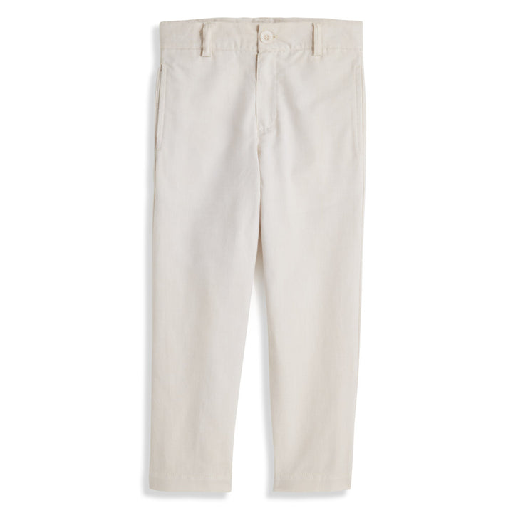 Boy's Suiting Pant - Sand Oxford