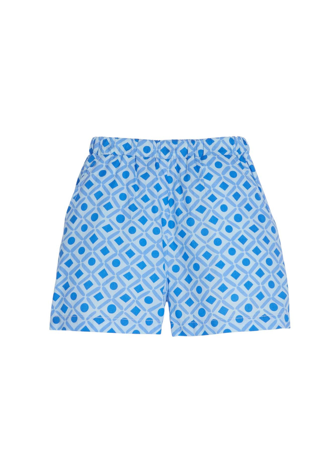 Basic Shorts - Blue Geo