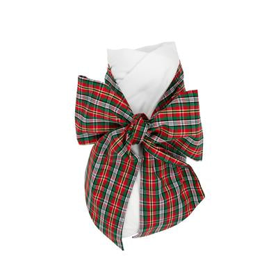 Bow Swaddle-Keswick Hall Holiday Plaid