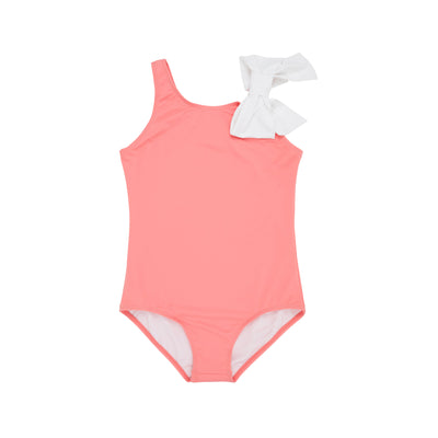 Brookhaven Bow Bathing Suit - Parrot Cay Coral/WAW