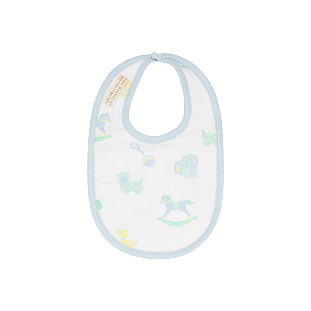 Burp Me Bib - Something For Baby Blue/ BuckBlue