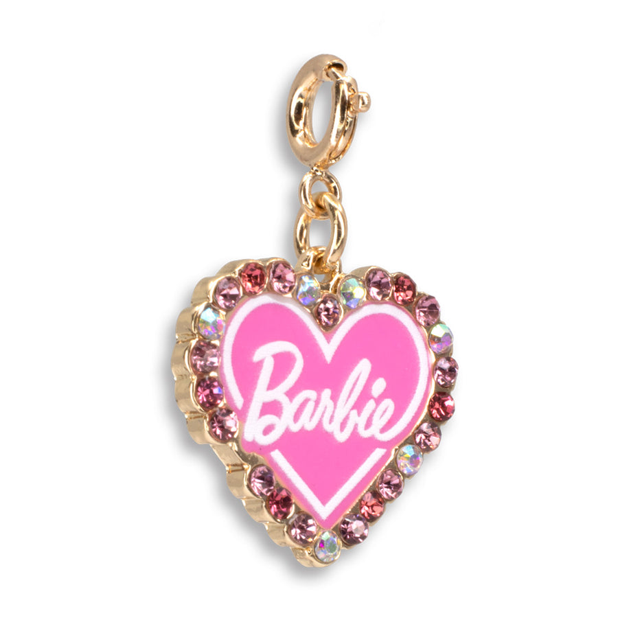 Charm It! Gold Barbie Sparkle Heart Charm