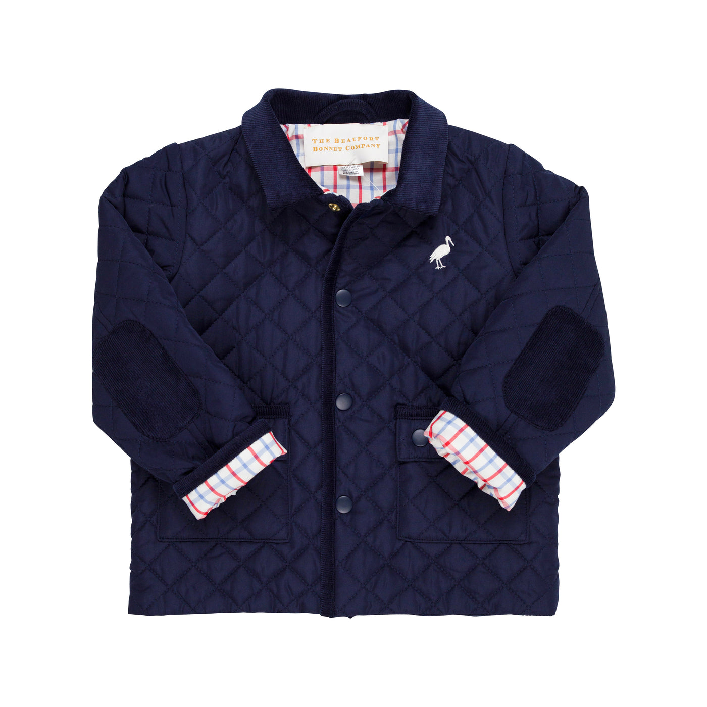 Caldwell Quilted Coat-Nantucket Navy/PalmP