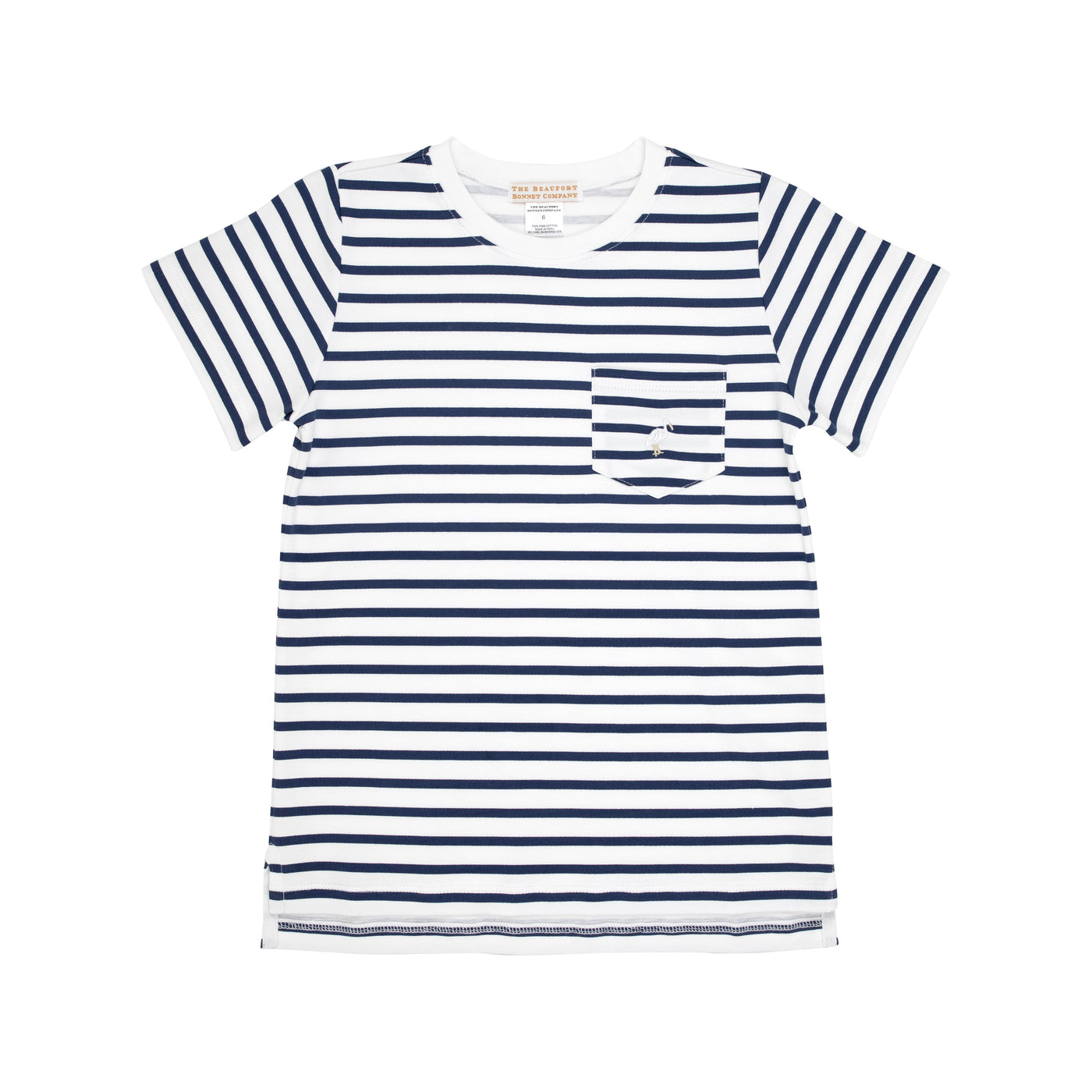 Carter Crewneck -Nantucket Navy Stripe