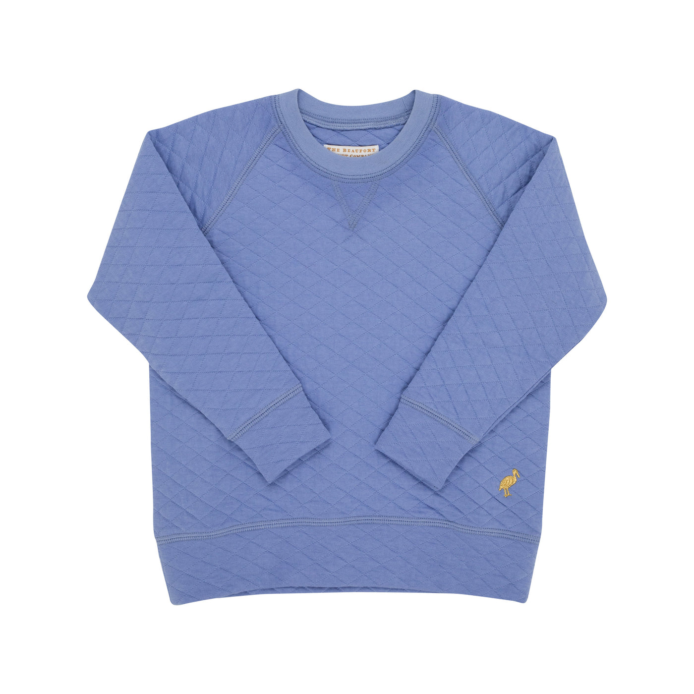 Cassidy Comfy Crewneck Quilted - Park City Periwinkle