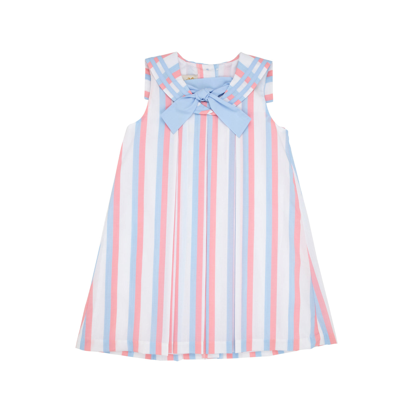 Cindy Sailor Dress - New River Nautical Stripe
