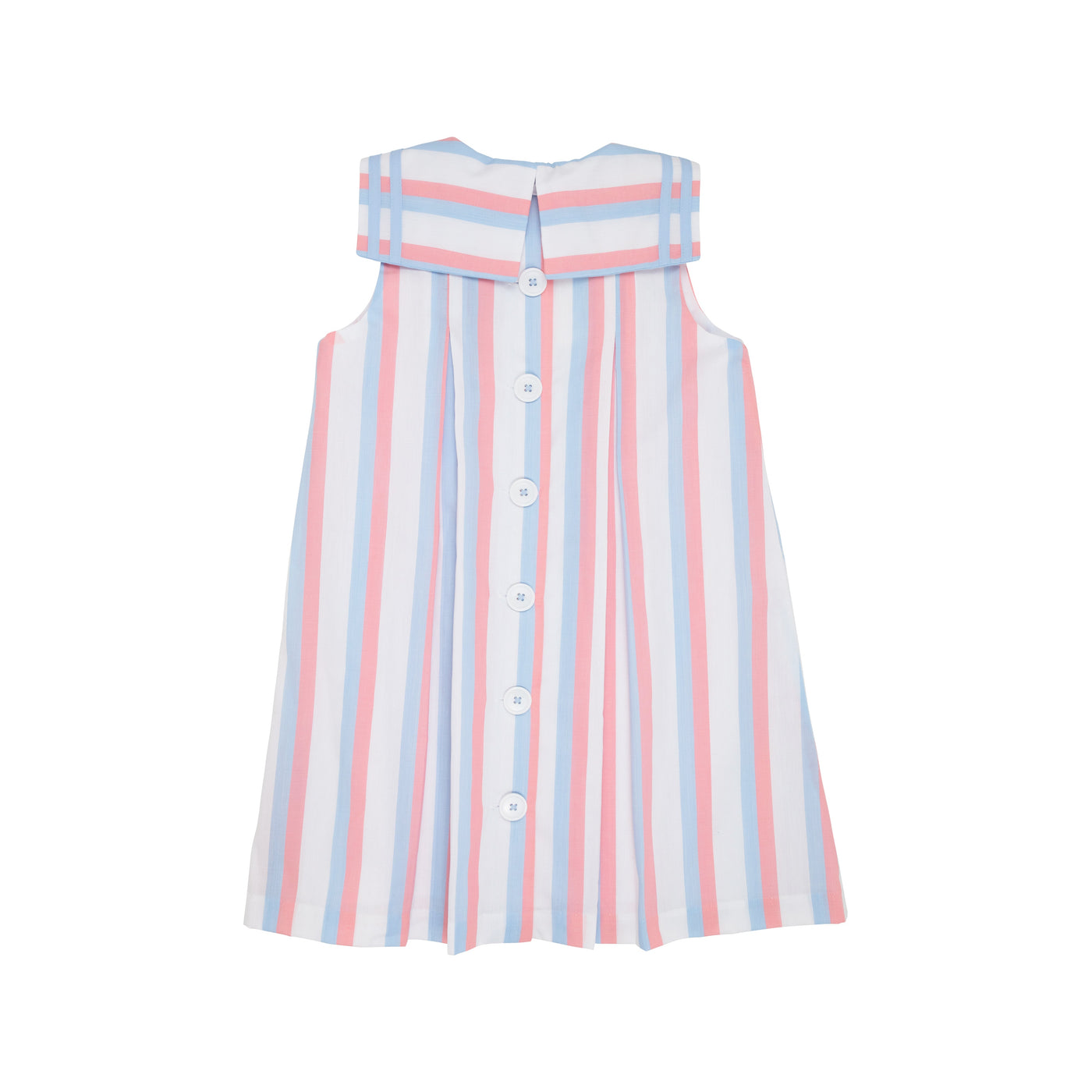 Cindy Sailor Dress - New River Nautical Stripe