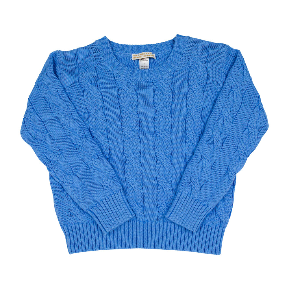 Crawford Crewneck - Barbados Blue