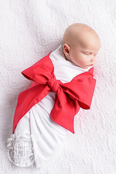 Bow Swaddle - Richmond Red