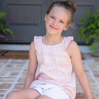 Sloane Short Set - Daisies