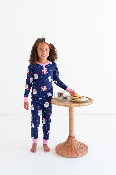 Sara Jane's Sweet Dreams Set- Dear Santa -Navy/Pink/HHP