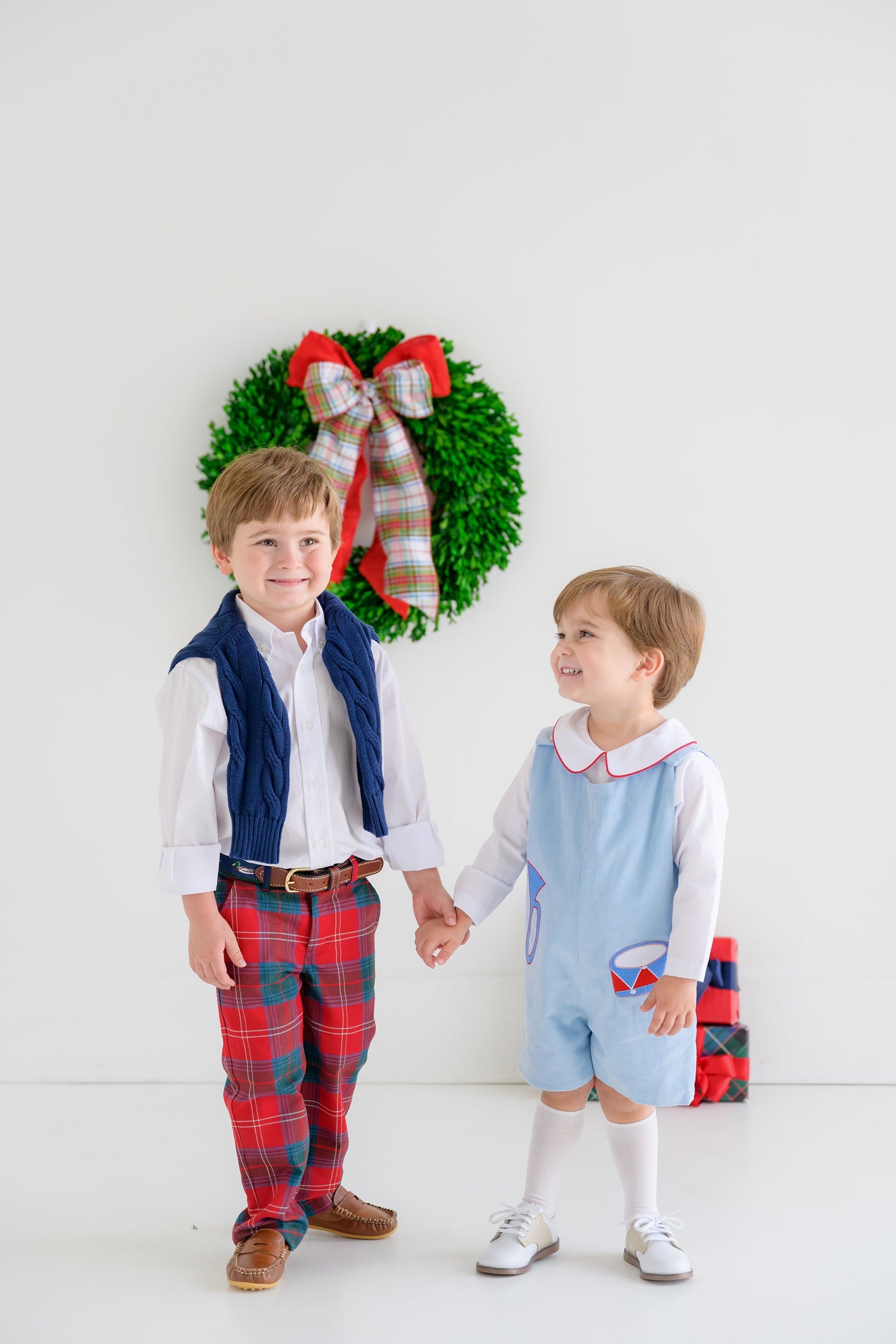 Prep School Pants - Middleton Place Plaid/Grier Green Stork