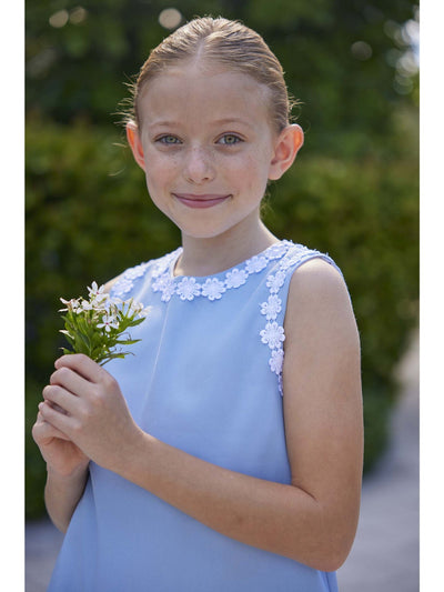 Daisy Dress - Light Blue Twill