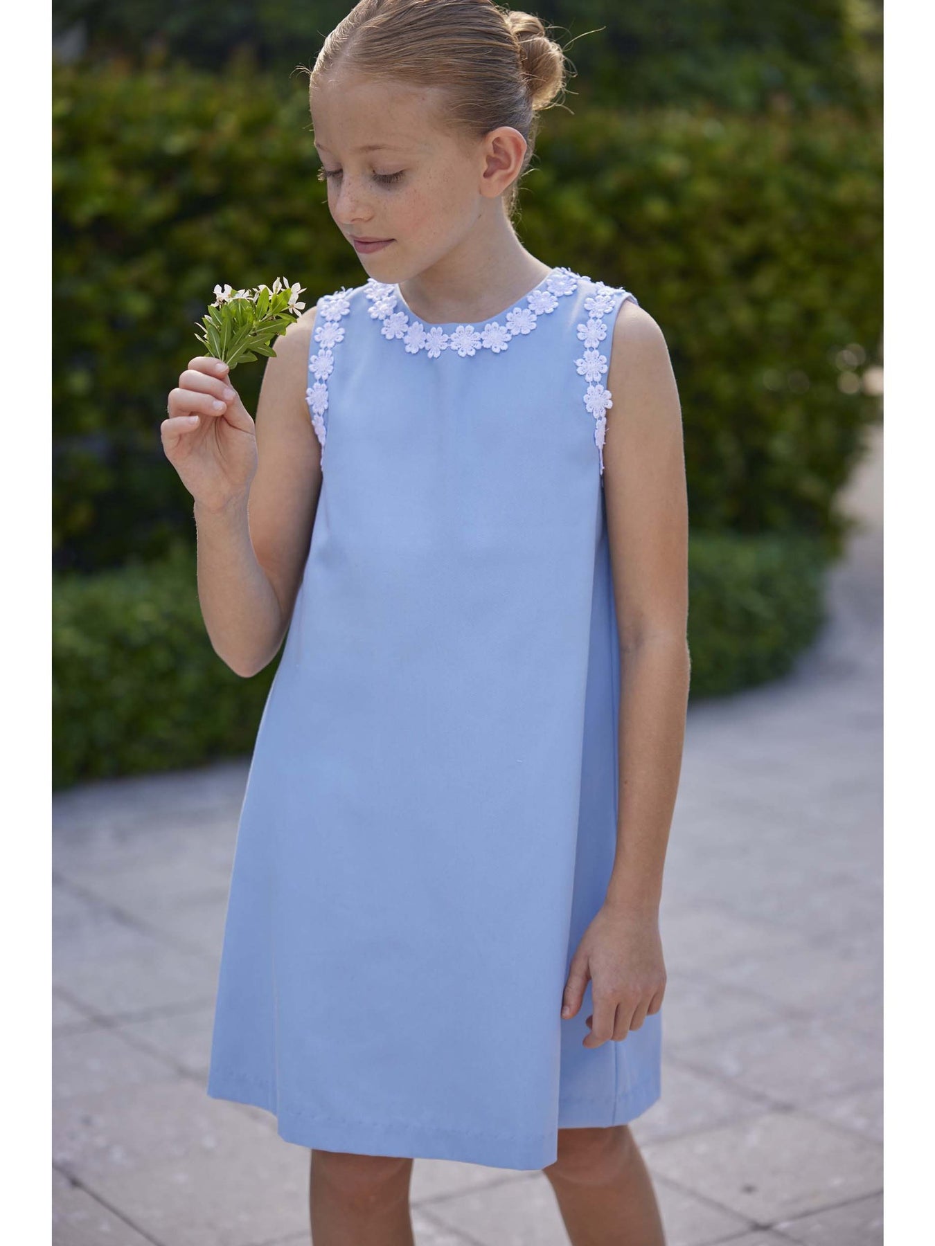 Daisy Dress - Light Blue Twill