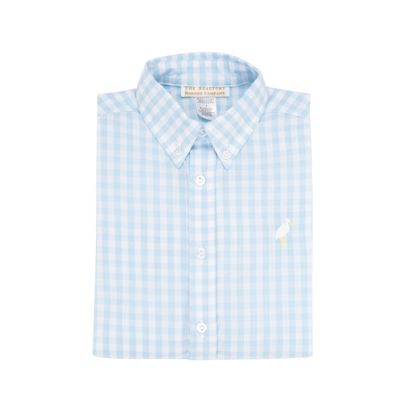 Dean's List Dress Shirt - BuckBlue Gingham/ Multi Stork