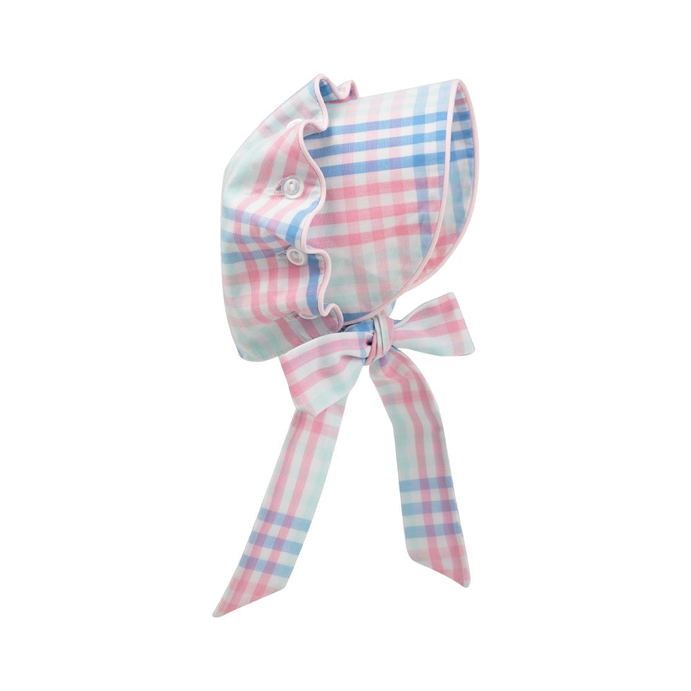 Dolly's Beaufort Bonnet - Spring Party Plaid/PBP