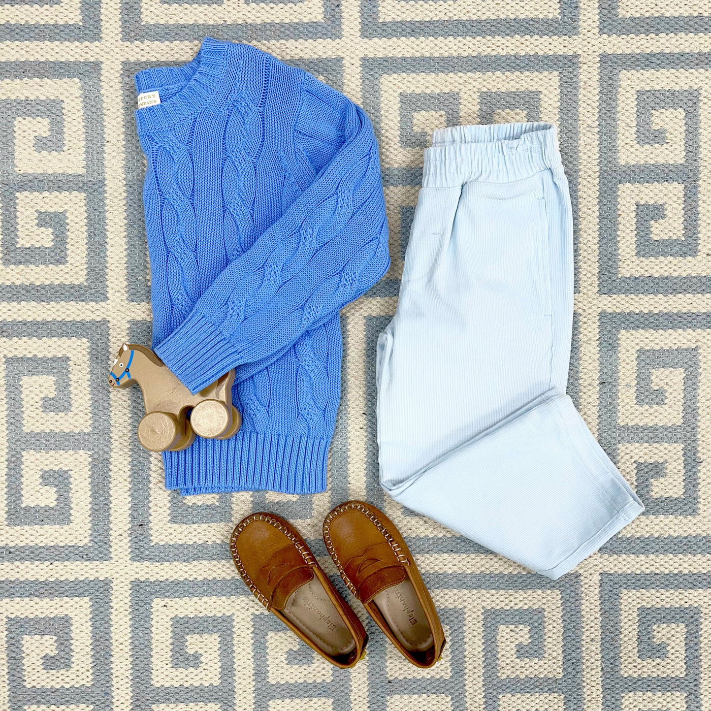 Sheffield Pants - Barbados Blue Cord