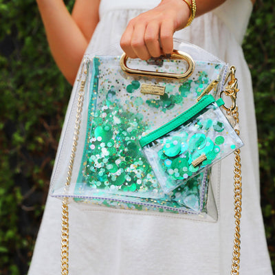 Spirit Squad Keychain Wallet - Green With Envy