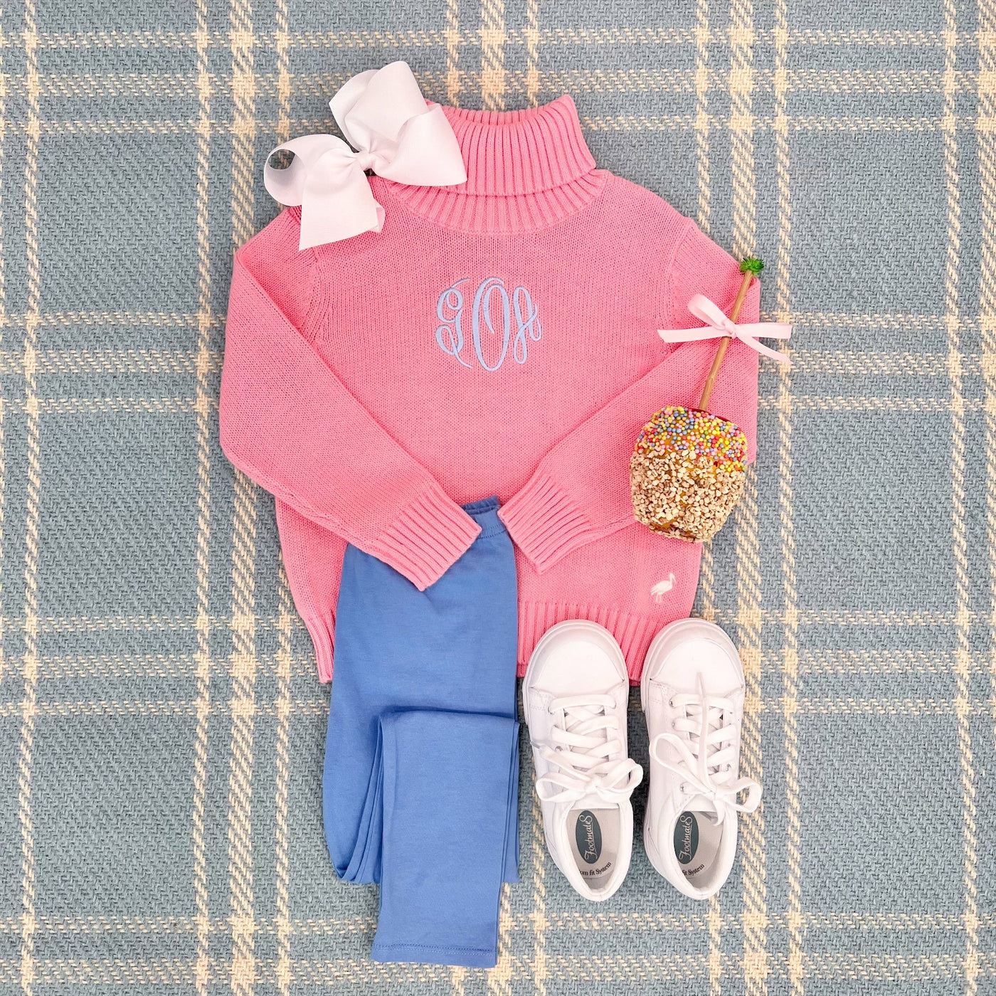 Townsend Turtleneck Sweater-Hampton's Hot Pink/PBP