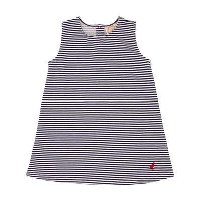 Jane Ashley Jumper-Nantucket Navy Stripe/RichRed