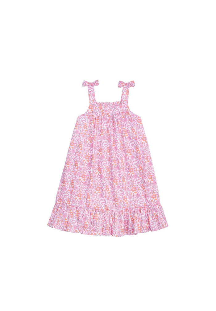 Katherine Bow Dress - Naples Floral