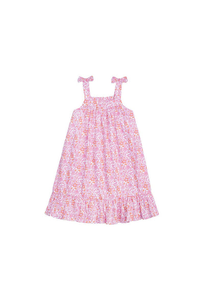 Katherine Bow Dress - Naples Floral