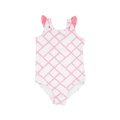 Long Bay Bathing Suit - Bamboo Proverbs (HHP)