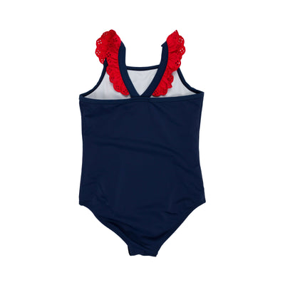 Long Bay Bathing Suit-Nantucket Navy/RR