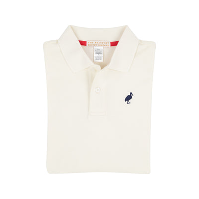 Prim and Proper Polo LS Pima-PPearl-NN