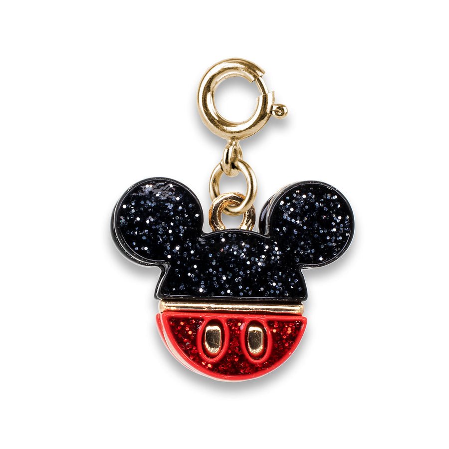 Charm It! Gold Glitter Mickey Mouse Icon