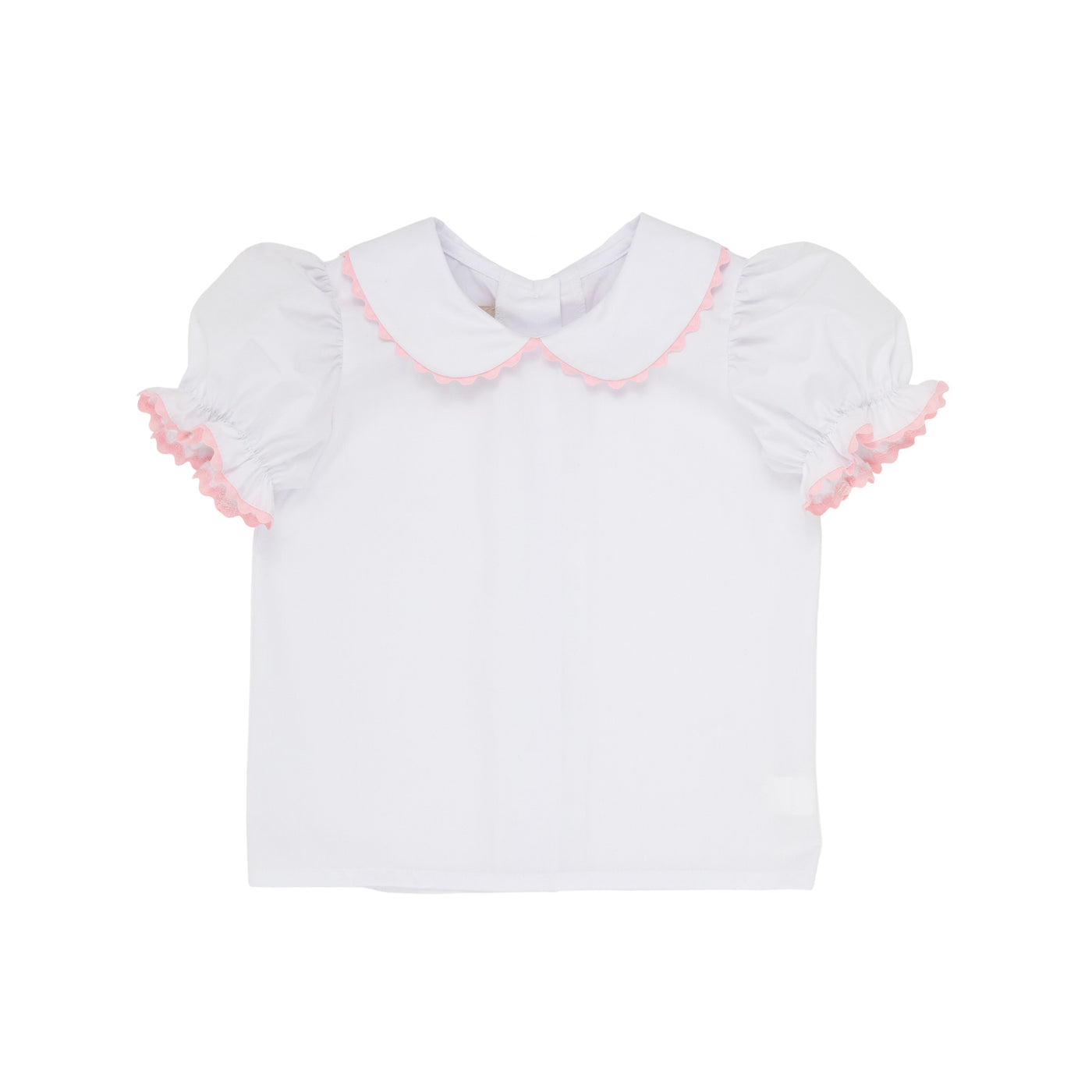 Girls Maude's Peter Pan Collar SS Shirt & Onesie WAW & PBP Ric Rac
