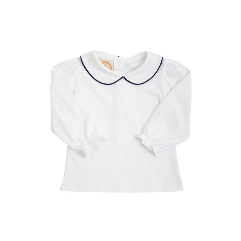 Maude's Peter Pan Collar Shirt - Pima - WAW/NN Trim