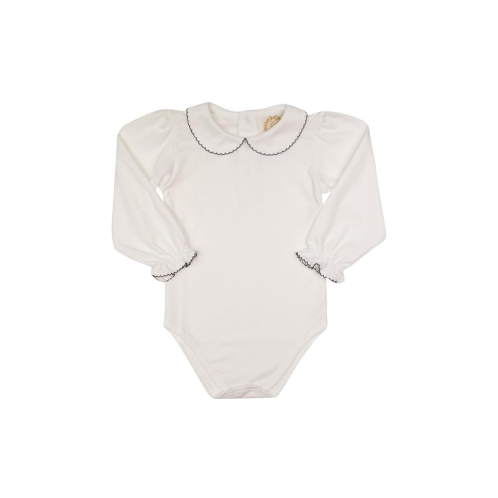 Maude's Peter Pan LS Onesie - Navy