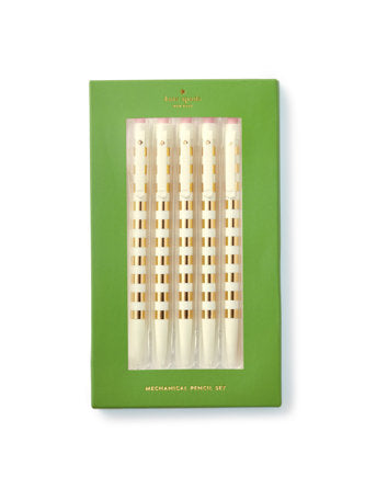 Mechanical Pencil Set - Gold Stripe